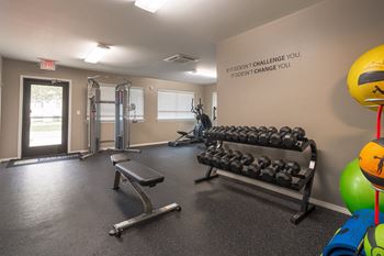 24-Hour Fitness Center at Woodland Villa Apartments, Westland, MI, 48185